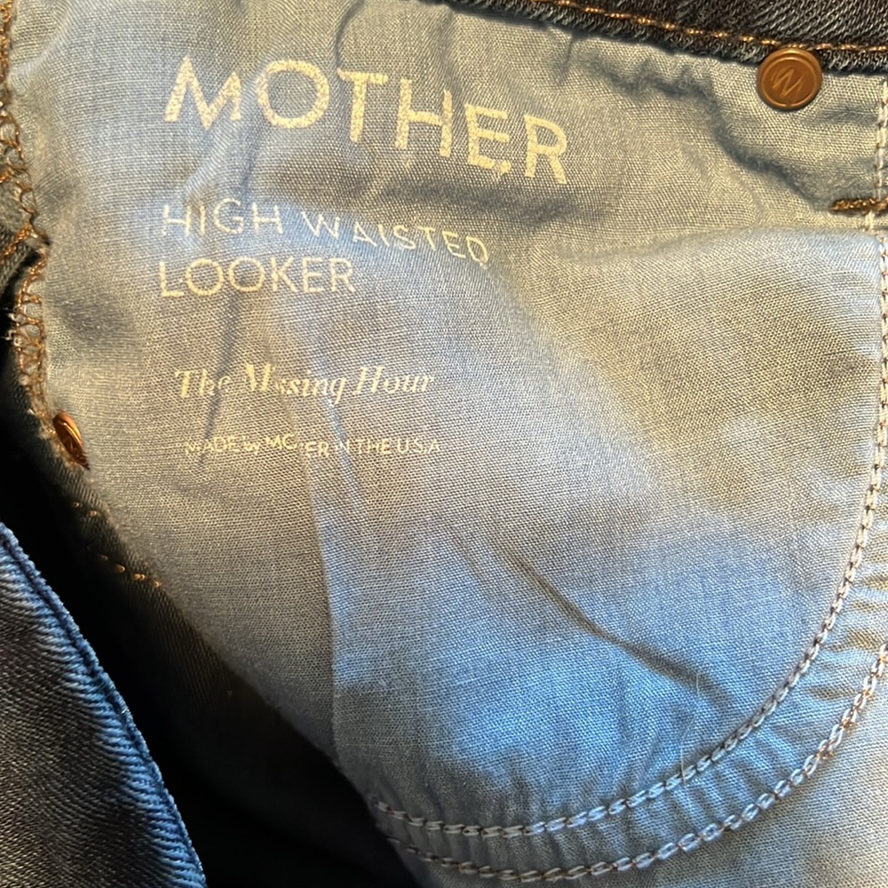 Mother High Waisted Looker The Misty Hour Size 26 - Picture 13 of 15
